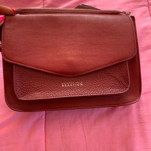 Maroon cross body bag